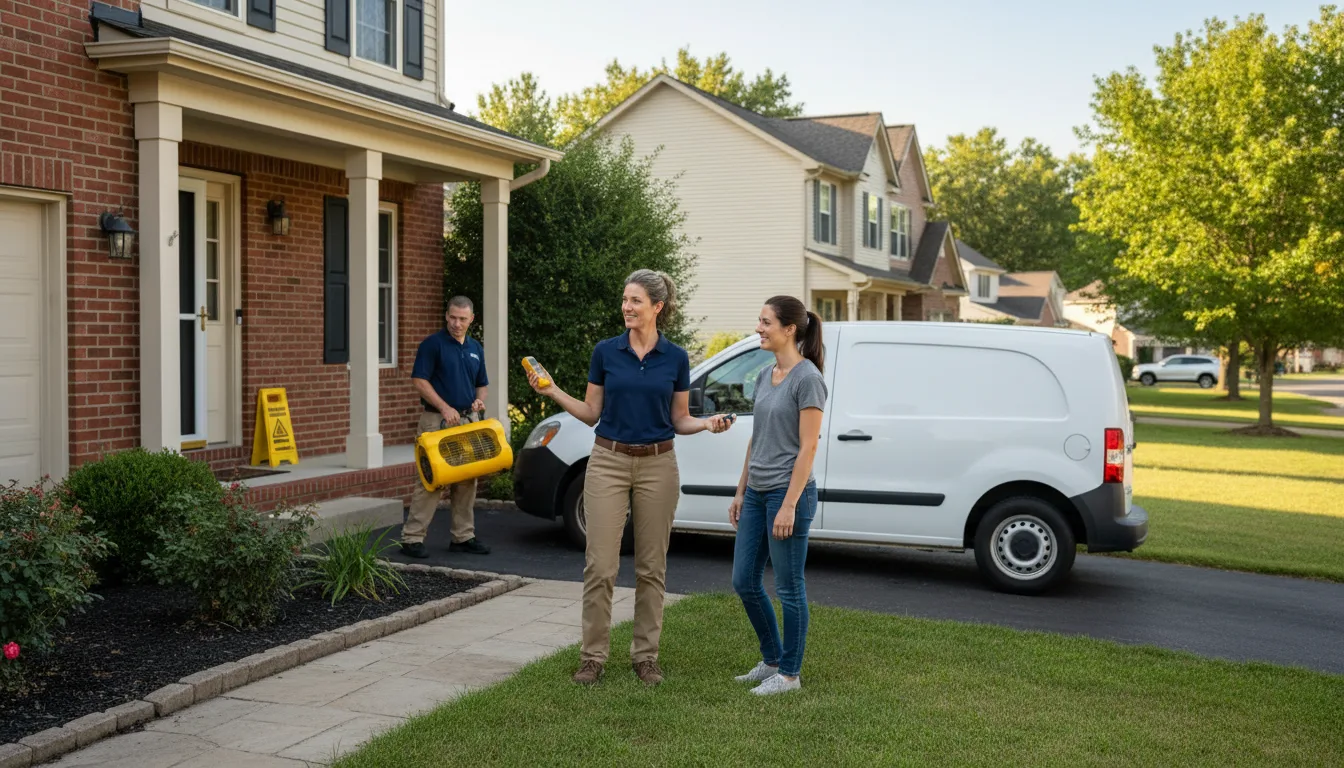 Water restoration image for Dehumidification And Cleanup Services in Brownfield, TX